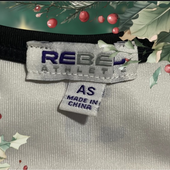 Rebel Athletic Cheer Crop Top - Black and Yellow - Picture 3 of 3